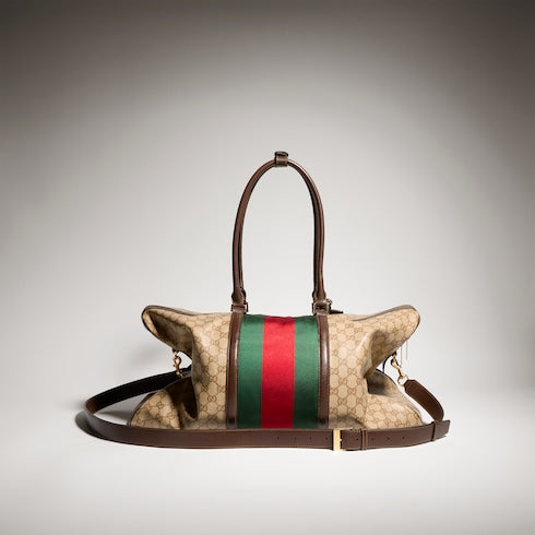 Medium GG duffle bag with Web