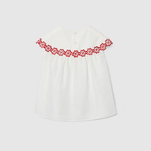 Baby GG cotton jacquard dress