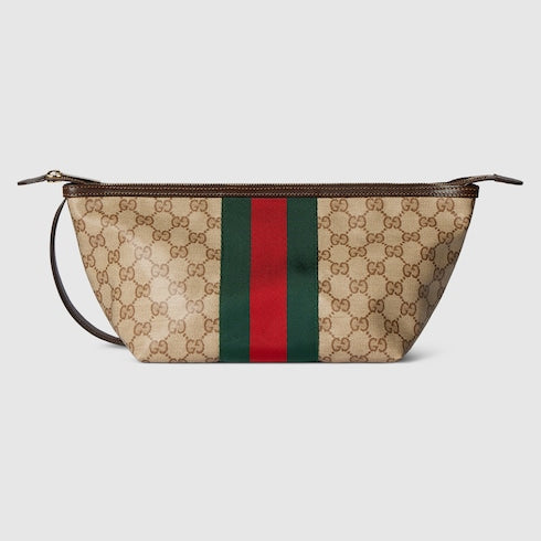 Small GG toiletry case with Web
