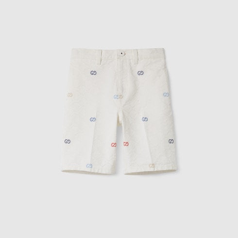 Children's GG cotton shorts