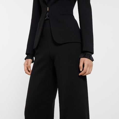 Technical stretch wool pants