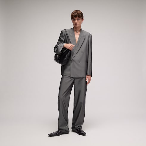 Silk merino wool jacket