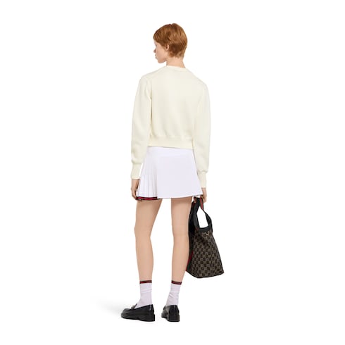 Cotton cardigan with embroidery
