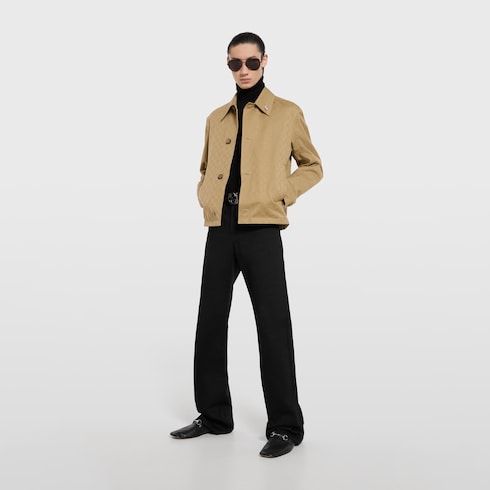 GG cotton gabardine jacket