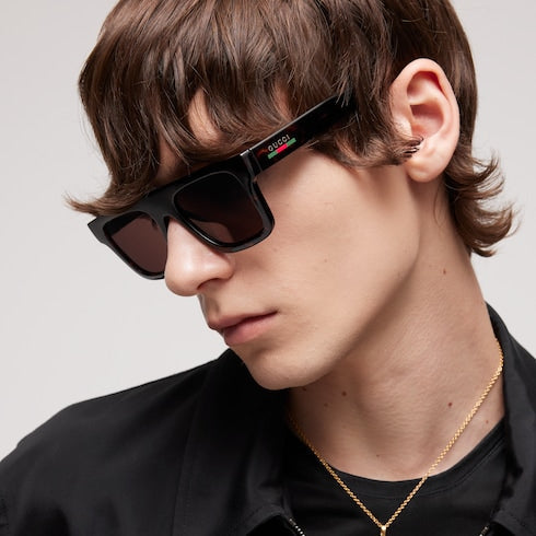 Square-frame sunglasses