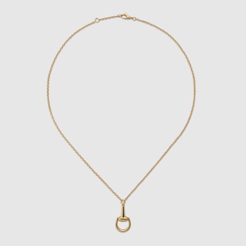 Gucci Horsebit 18K chain necklace