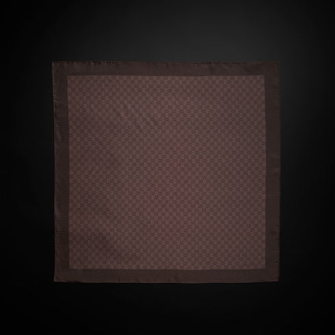 GG silk twill jacquard carré
