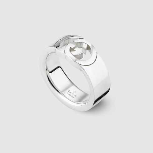 Gucci Interlocking chevalier ring