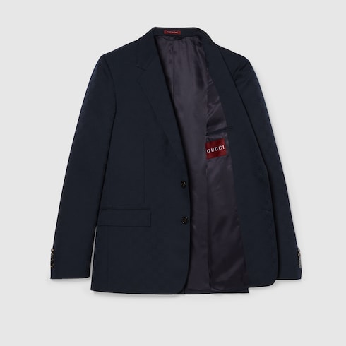 GG wool jacquard suit