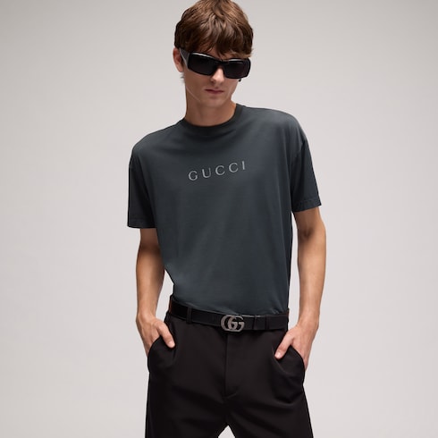 Cotton T-shirt with print