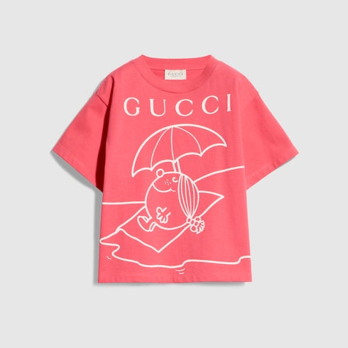 Children's cotton T-shirt with print