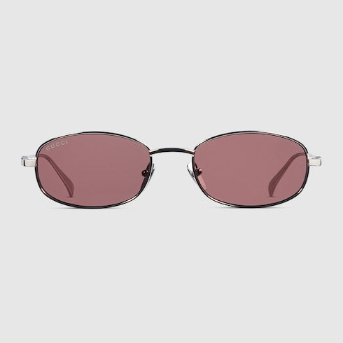 Oval frame sunglasses