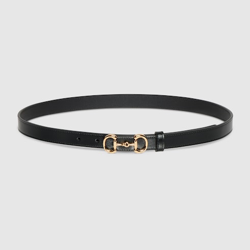 Thin belt with Horsebit buckle