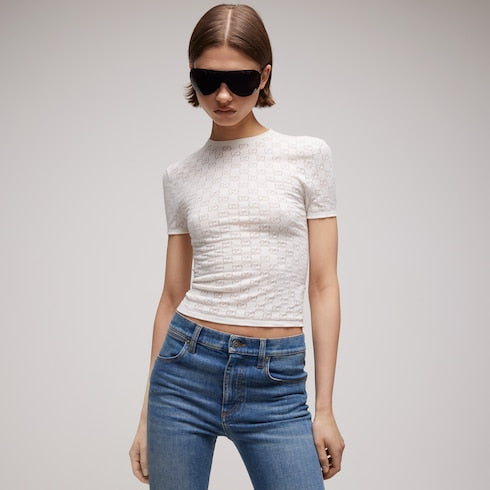 GG cotton devoré T-shirt