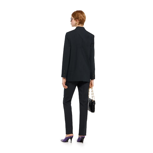 Double-breasted wool jacket