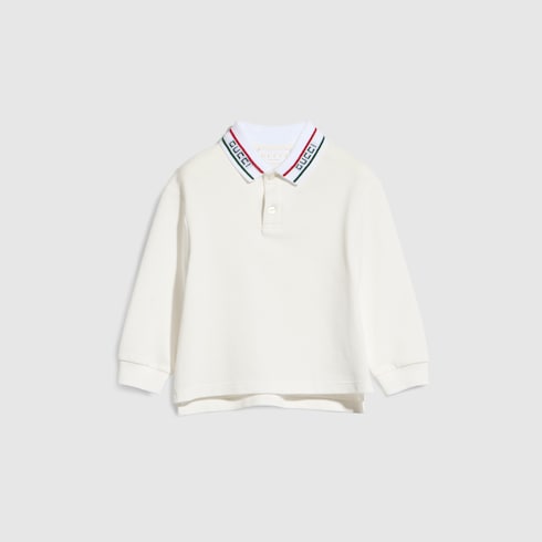 Baby cotton polo shirt