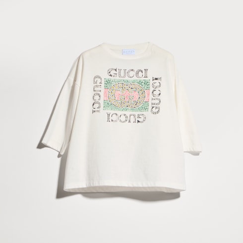 Children's cotton T-shirt with print