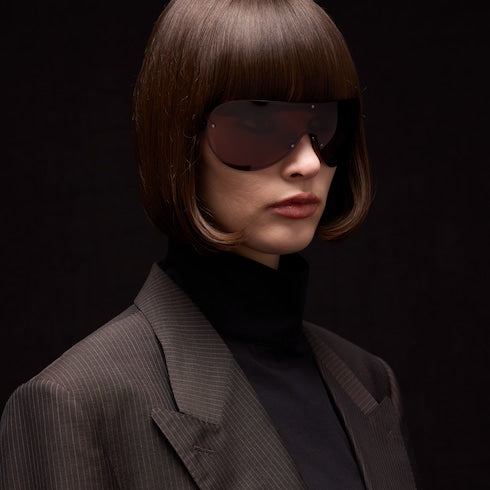 Mask frame sunglasses