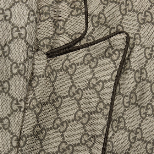 GG Supreme print silk shirt