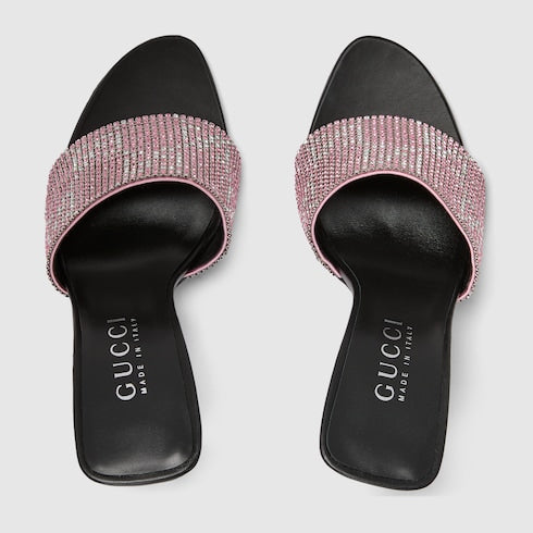 Women's crystal Bombshell slide sandal