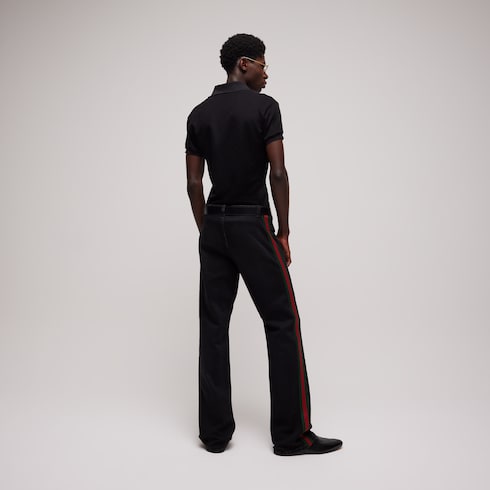 GG technical jersey jacquard polo shirt