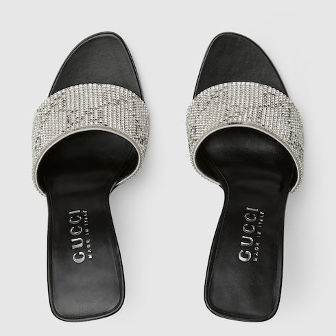 Women's crystal Bombshell slide sandal