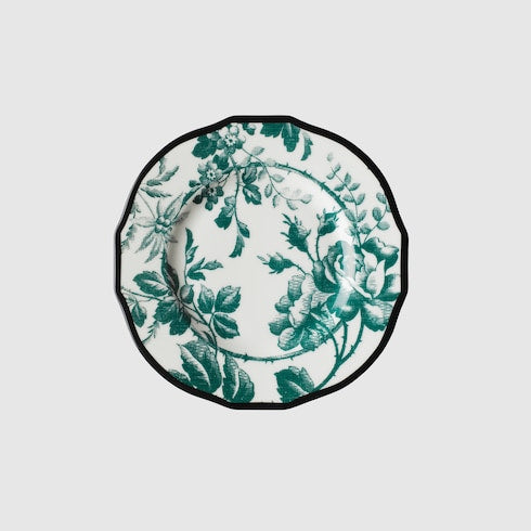 Green Herbarium Accent Plate, Set Of Two