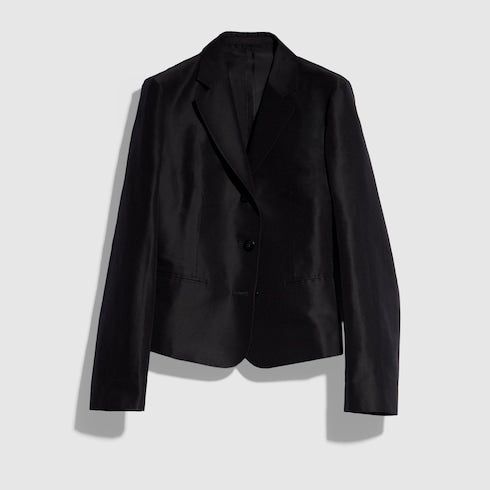 Fine silk faille jacket