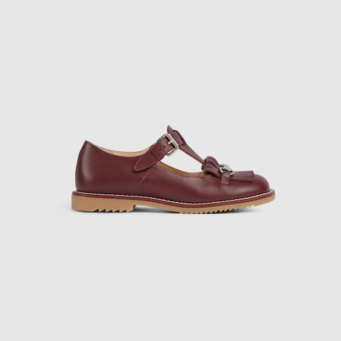 Children's moccasin with Horsebit