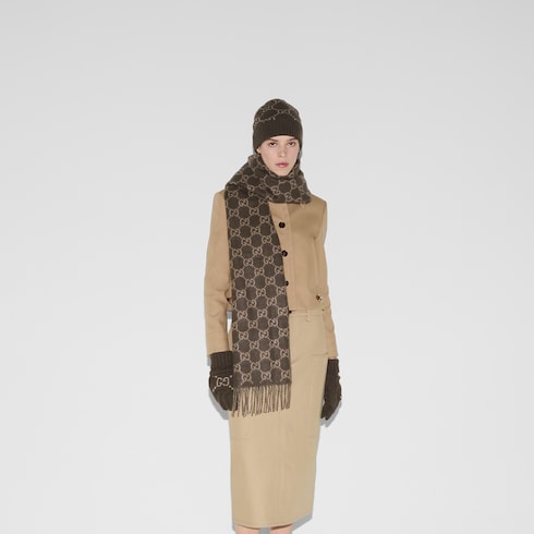 GG cashmere scarf