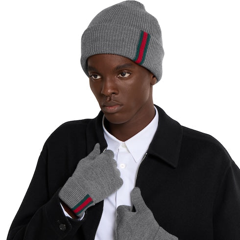 Wool hat with Web
