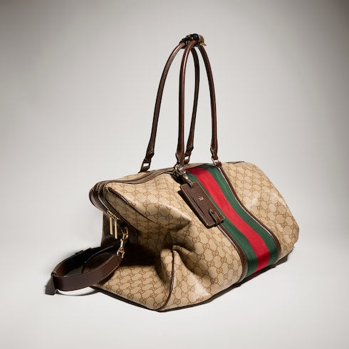 Medium GG duffle bag with Web