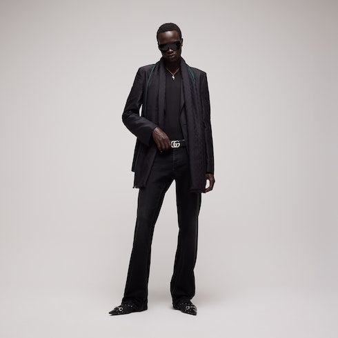 GG wool silk jacquard stole
