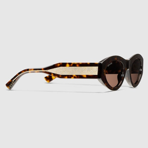 Oval frame sunglasses