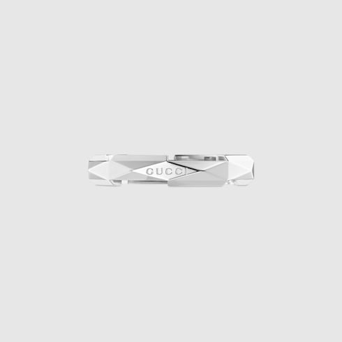 Gucci Link to Love 18k studded ring