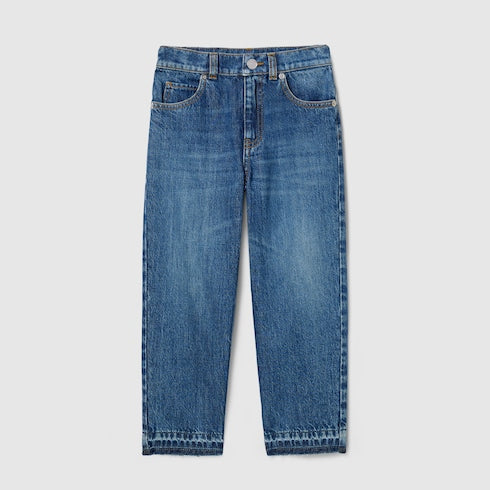Children's bleached denim pants