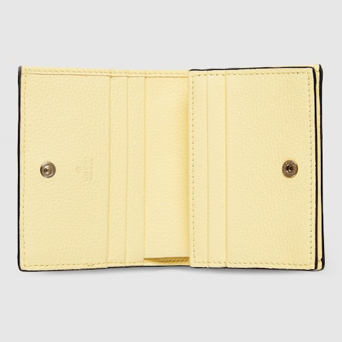 Bi-color GG Marmont small wallet