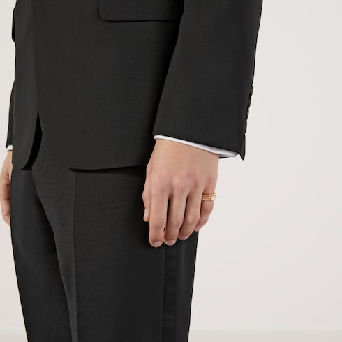 Gucci Link to Love 18k mirrored ring
