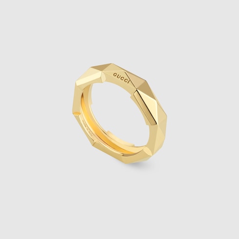 Gucci Link to Love 18k studded ring