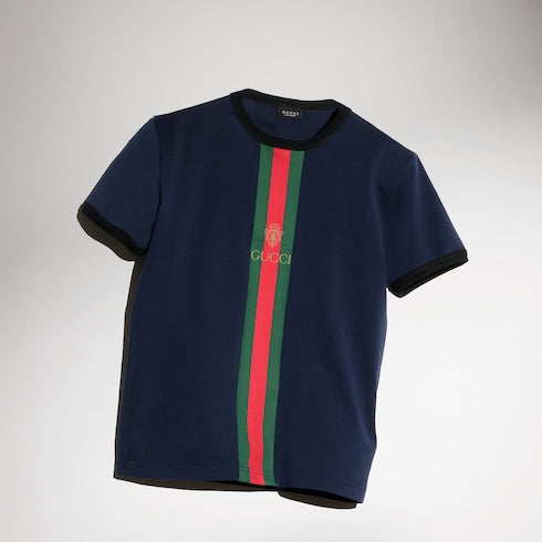 Cotton jersey T-shirt with print