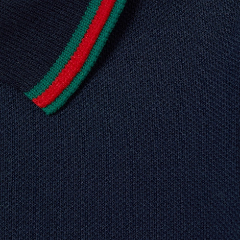 Baby cotton polo shirt with Web