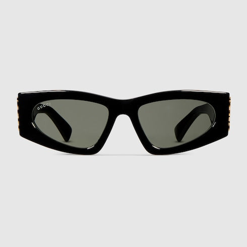 Rectangular frame sunglasses