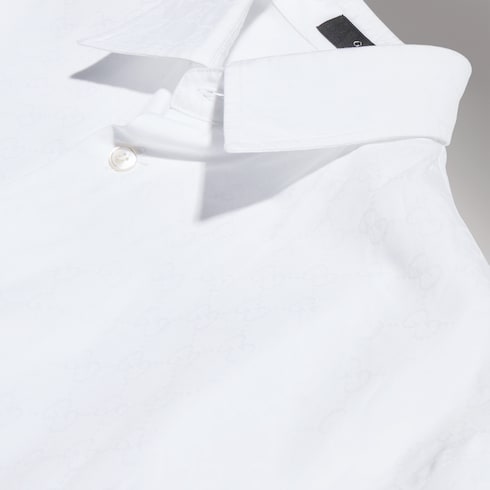 GG cotton poplin shirt