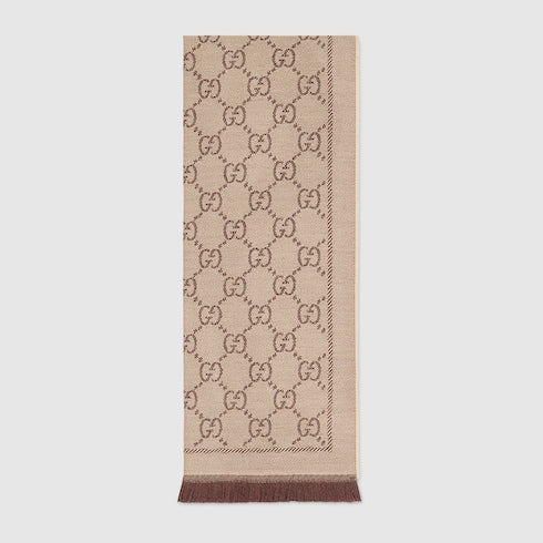 GG wool scarf