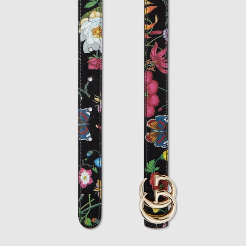 Reversible GG Marmont thin belt