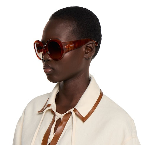 Round frame sunglasses