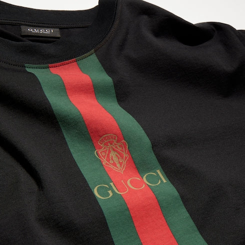 Cotton jersey T-shirt with print