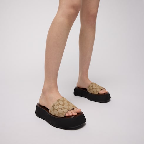 Women's flatform slide sandal