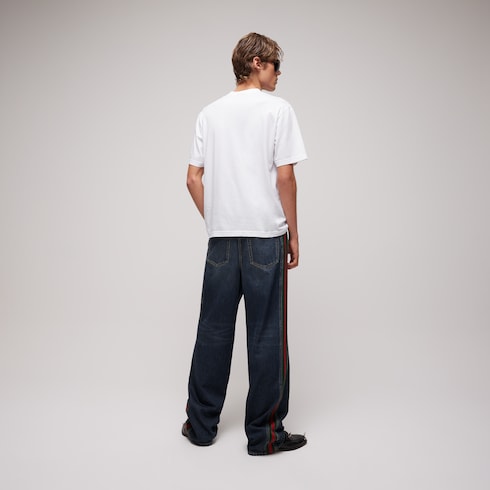 Cotton jersey T-shirt with print