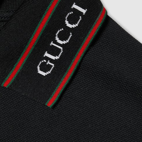 Cotton piquet polo shirt